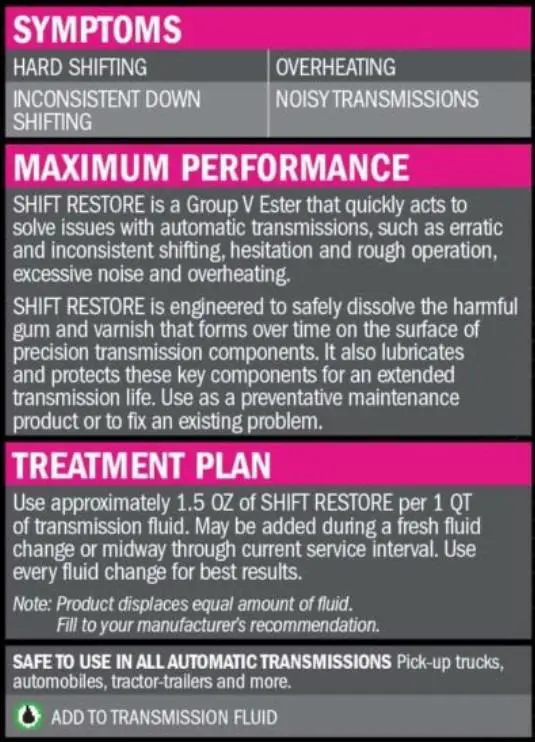 8 Great Additives to Reduce Automatic Transmission Slipping